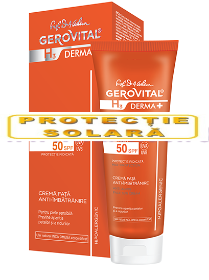 Gerovital H3 Derma+ Sun Crema fata antiimbatranire SPF50